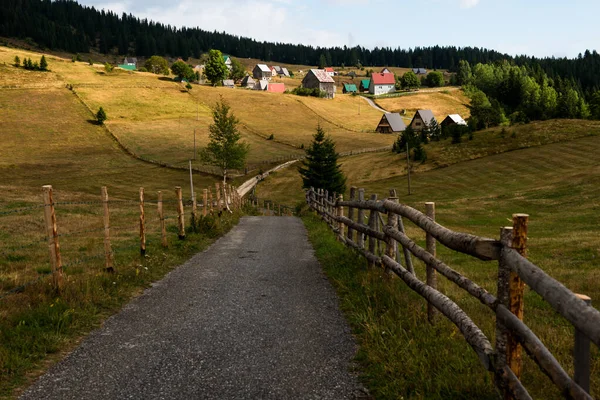 Durmitor Ulusal Parkı Ndaki Bosaca Köyü Montenegr — Stok fotoğraf