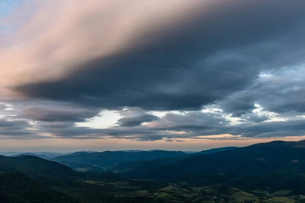 Mañana Las Montañas Cárpatos Ucrania — Foto de Stock