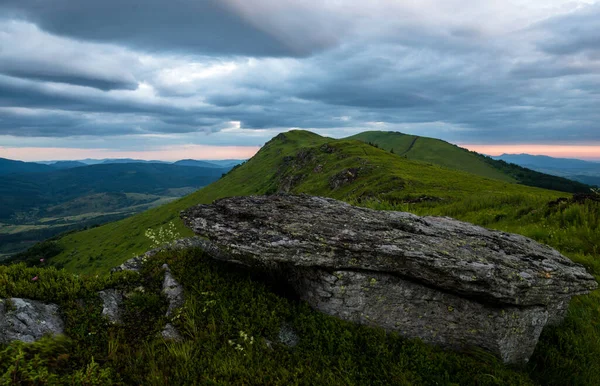 Morning Carpathian Mountains Ukraine — Stock Photo, Image