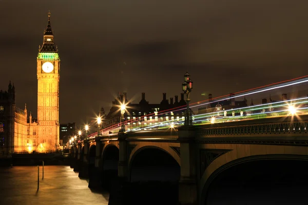Big Ben 's nachts — Stockfoto