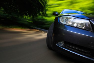 lüks sedan görünümü.