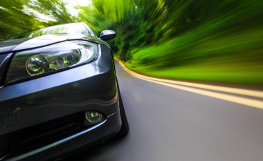 lüks sedan görünümü.