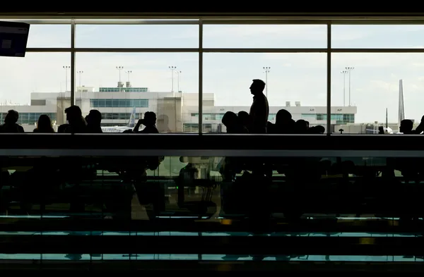 In airport — Stock Photo, Image