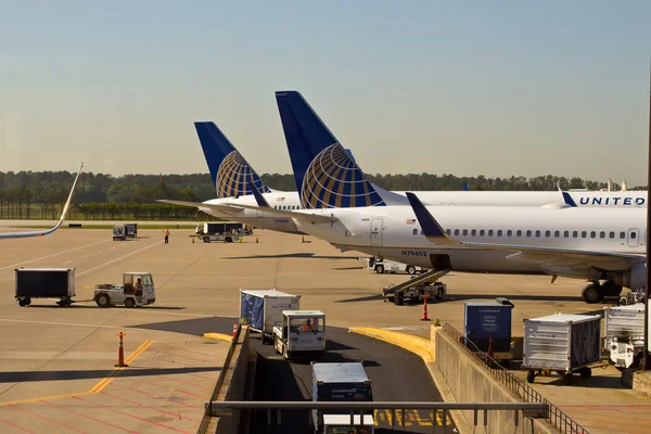 Continental, delta airlines — Stock Photo, Image