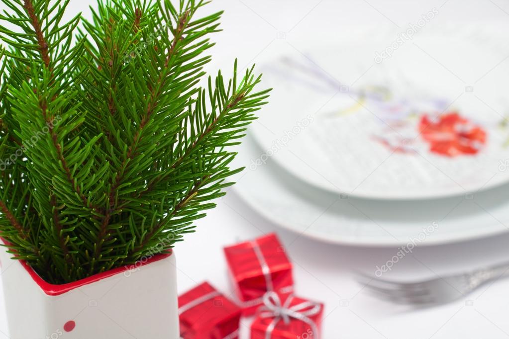 Christmas menu concept