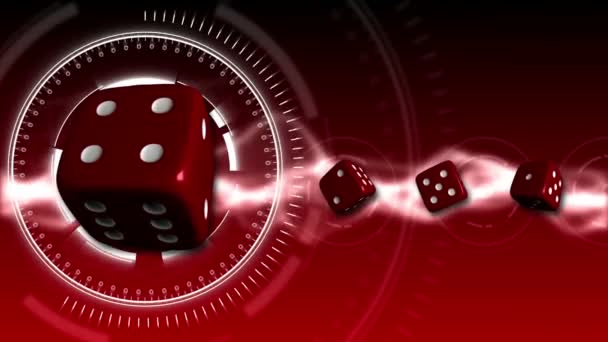 Casino Dice tło - Casino 17 (Hd) — Wideo stockowe