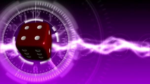 Casino Dice arka plan - Casino 32 (Hd) — Stok video