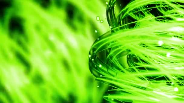 Green Nature Light Streaks - Abstract Background 77 (HD) — Stock Video