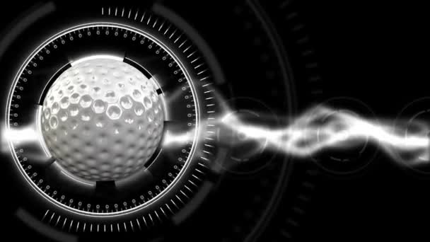 Fondo de pelota de golf 28 (HD ) — Vídeo de stock