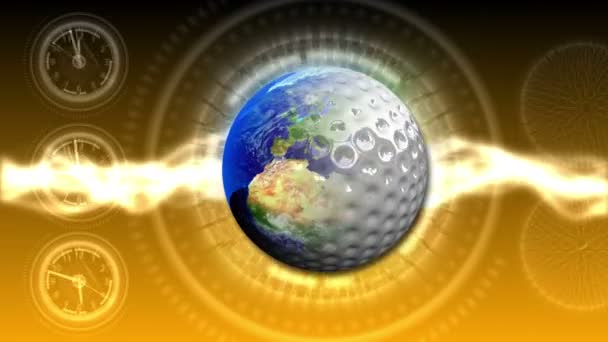 Golf wereld achtergrond 49 (Hd) — Stockvideo