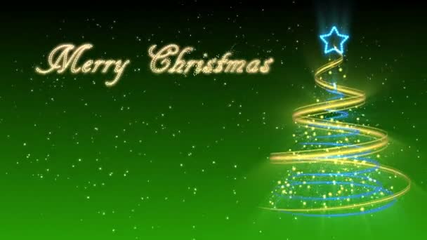 Christmas Tree Background - Merry Christmas 27 (HD) — Stock Video