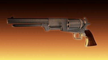 Eski tabanca arka plan - Revolver 03 (Hd)