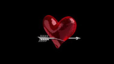 Kırık kalp ok - kalp 35 (Hd ile)