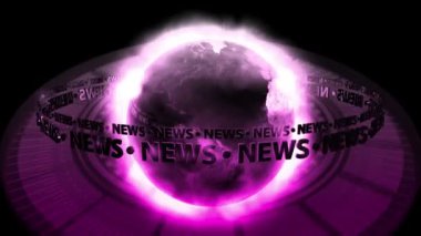 haber dünya hareketli arka plan