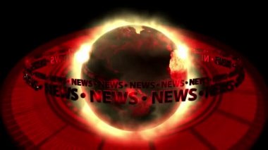 haber dünya hareketli arka plan