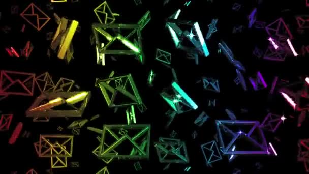 Boucle Arc-en-ciel E-mail Symboles Tomber 