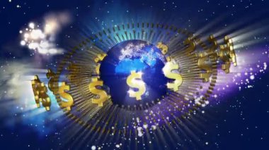 Dünya altın dolar sembolleri