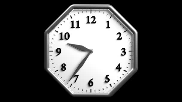 Reloj 3D 05 — Vídeos de Stock