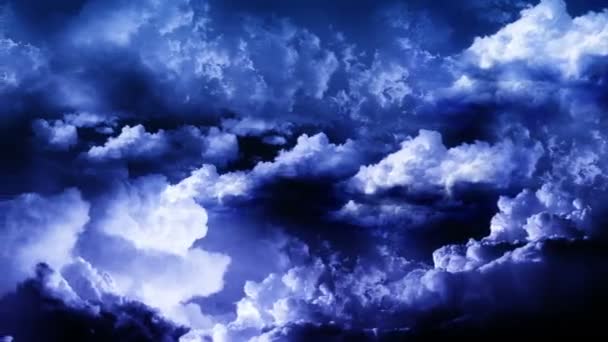 Nuages de tempête de foudre 