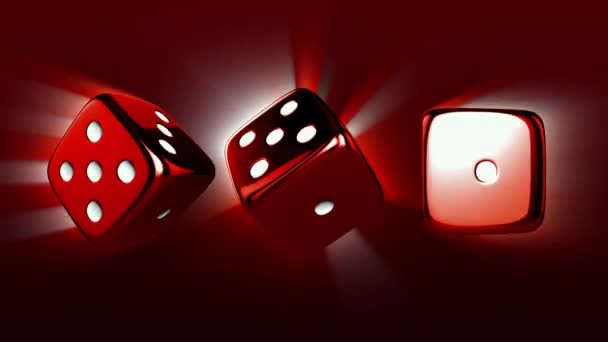 Casino dices iplik — Stok video