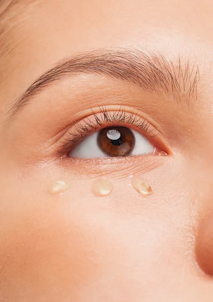 Primer plano de ojo de mujer — Foto de Stock