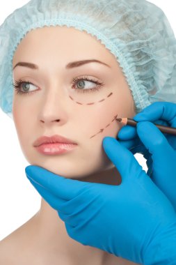 plastik cerrahi işlemden önce yüz