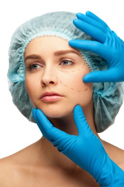 plastik cerrahi işlemden önce yüz