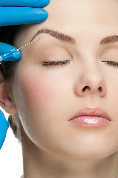 Botox kozmetik enjeksiyon — Stok fotoğraf