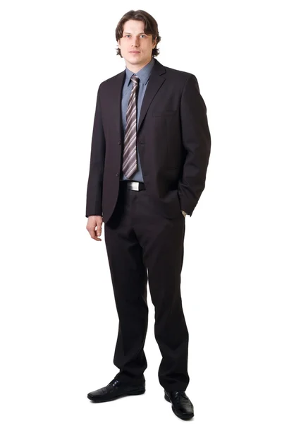 Full length portrait of a confident businessman — Stock Photo, Image
