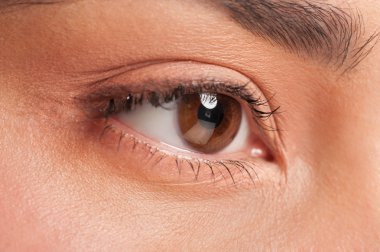 kadın göz closeup