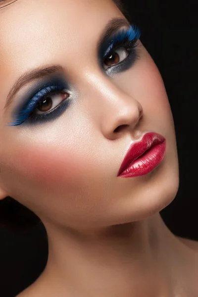 Vrouw met make-up — Stockfoto