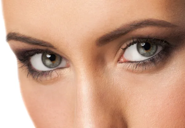 Mujer ojos con maquillaje — Foto de Stock