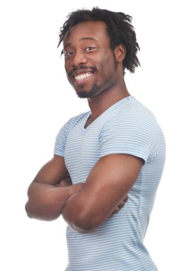 gülümseyen genç adam