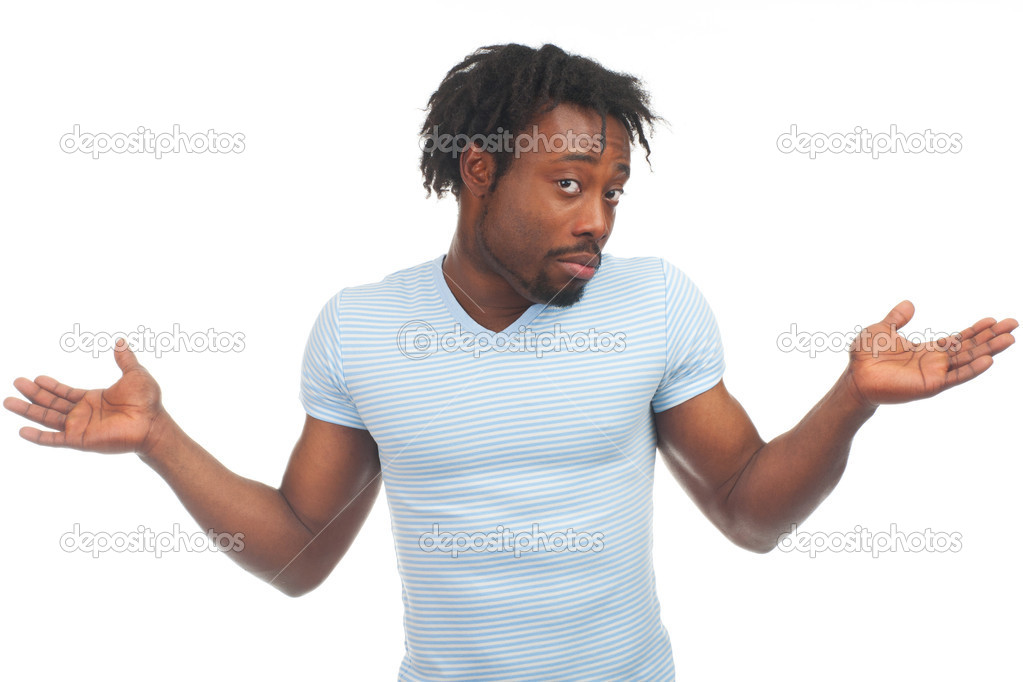 Man with Hands Up Stock Photo by ©sabphoto 89367038