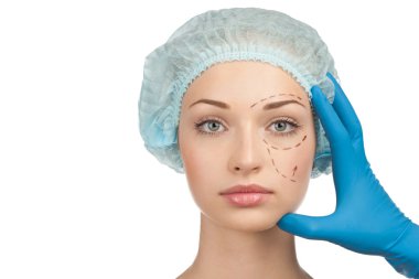 plastik cerrahi işlemden önce yüz