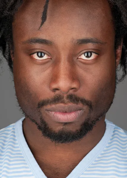 Porträtt av afrikanska amerikansk man — Stockfoto