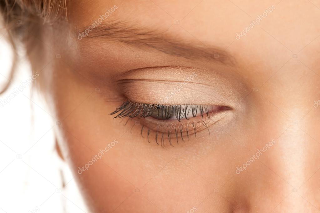 Woman eye with make-up