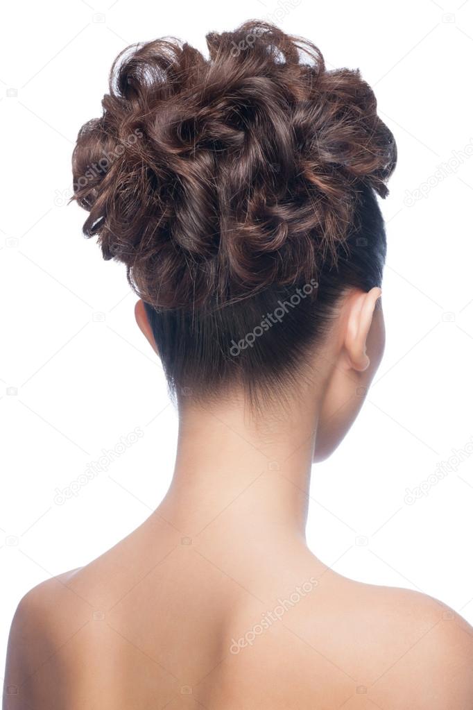 Woman with fashion hairstyle