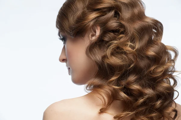 Curly Hairstyle — Stock Photo, Image