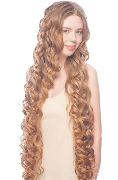 Chica con el pelo largo —  Fotos de Stock