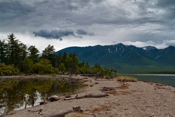 Naturaleza al norte del lago Baikal Imágenes de stock libres de derechos