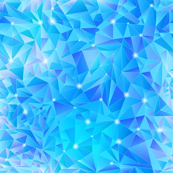 Geometrischer Hintergrund des blauen Dreiecks — Stockvektor