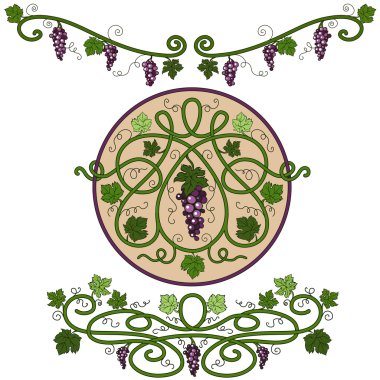 renkli dekoratif elemanlar