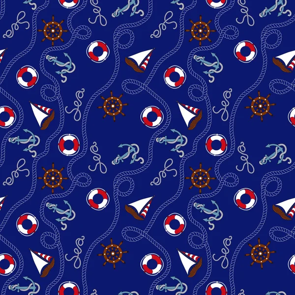 mavi deniz seamless modeli