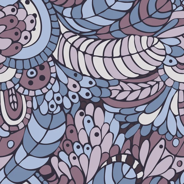 Yapraklar ve çiçekler pürüzsüz desen