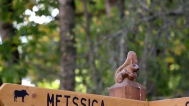 ahşap işareti nerede post yön olduğunu