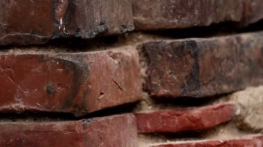 eski kırmızı tuğla duvar