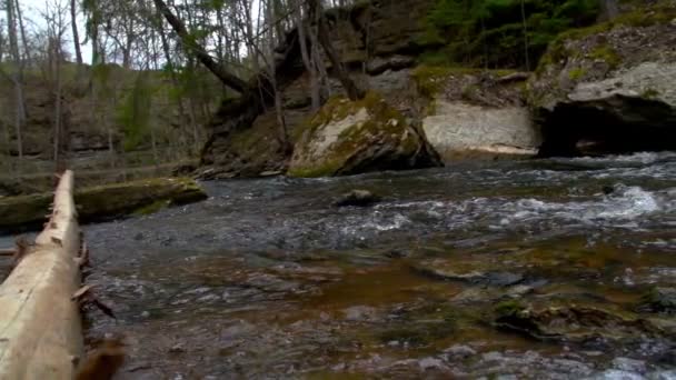 Спокойное движение воды — стоковое видео