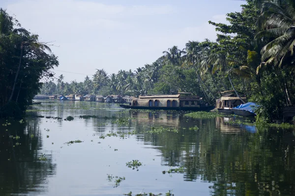 Indien backwaters — Stockfoto