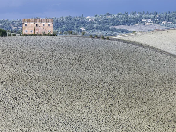 Imagem de uma estrada de concreto na Toscana — Fotografia de Stock